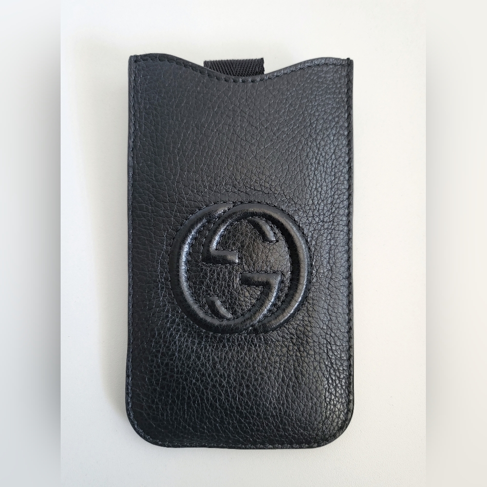 Gucci Blondie Black Leather Card holder/Cigarette Case/Lipstick Case